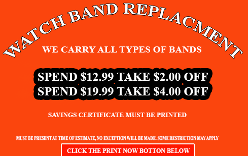 watch band replacment